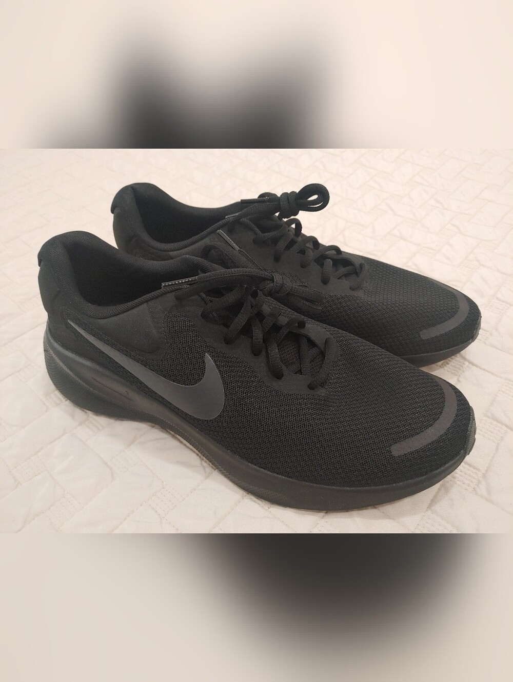 Nike Revolution 7 Men's Size 12.5 NEW NWOB Triple Black